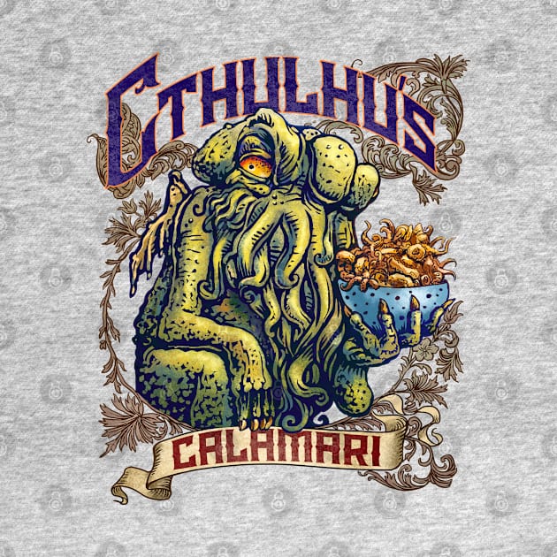 Cthulhu's Calamari by ChetArt